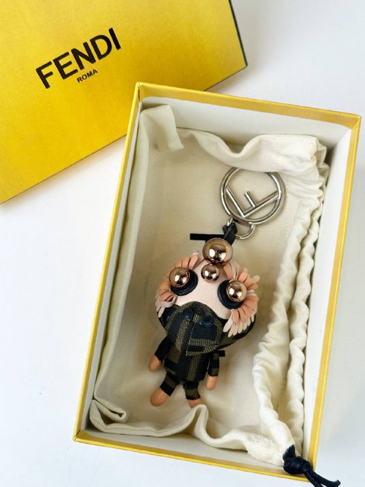 FENDI ZUCCA SPACE MONKEY BAG CHARM