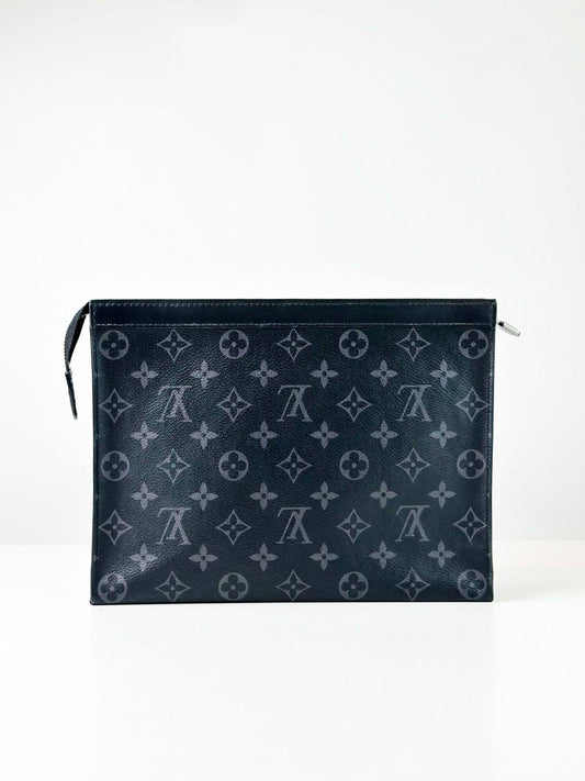 LOUIS VUITTON POCHETTE VOYAGE MONOGRAM ECLIPESE CLUTCH