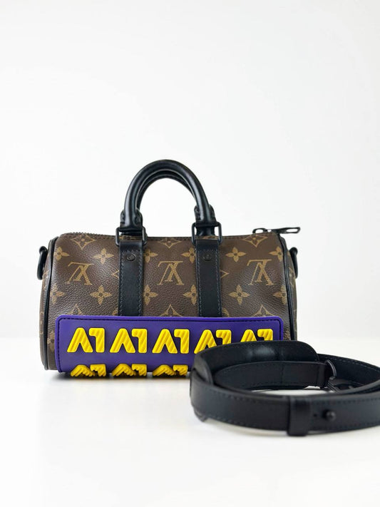 LOUIS VUITTON RUBBER KEEPALL BANDOULIERE XS CROSSBODY BAG