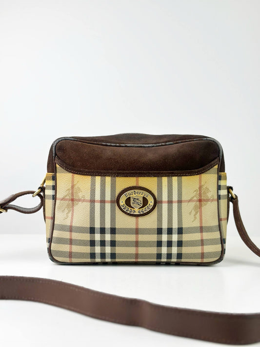 BURBERRY NOVA CHECK HAYMARKET CROSSBODY BAG