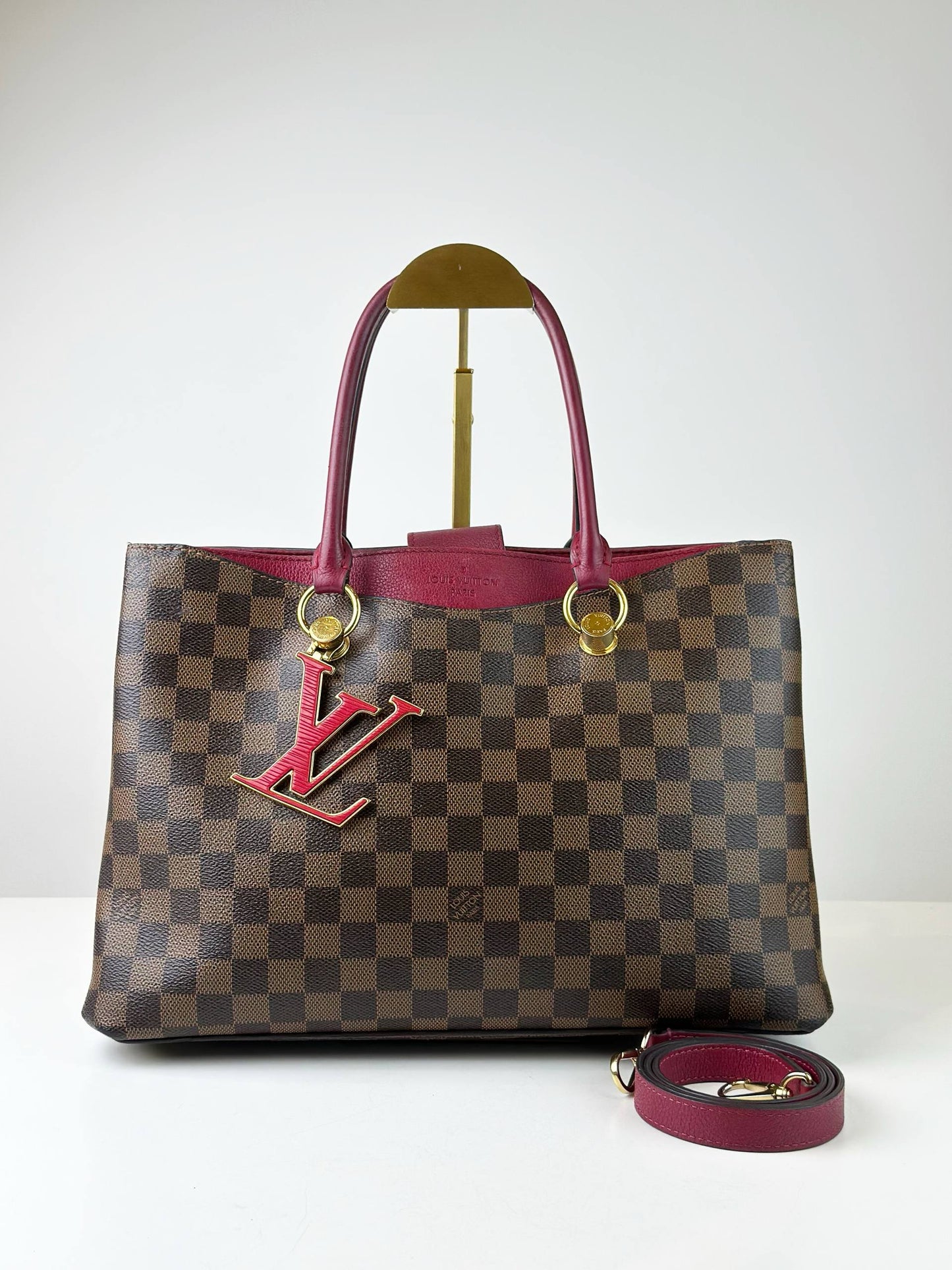 LOUIS VUITTON RIVERSIDE DAMIER EBNE TOTE BAG