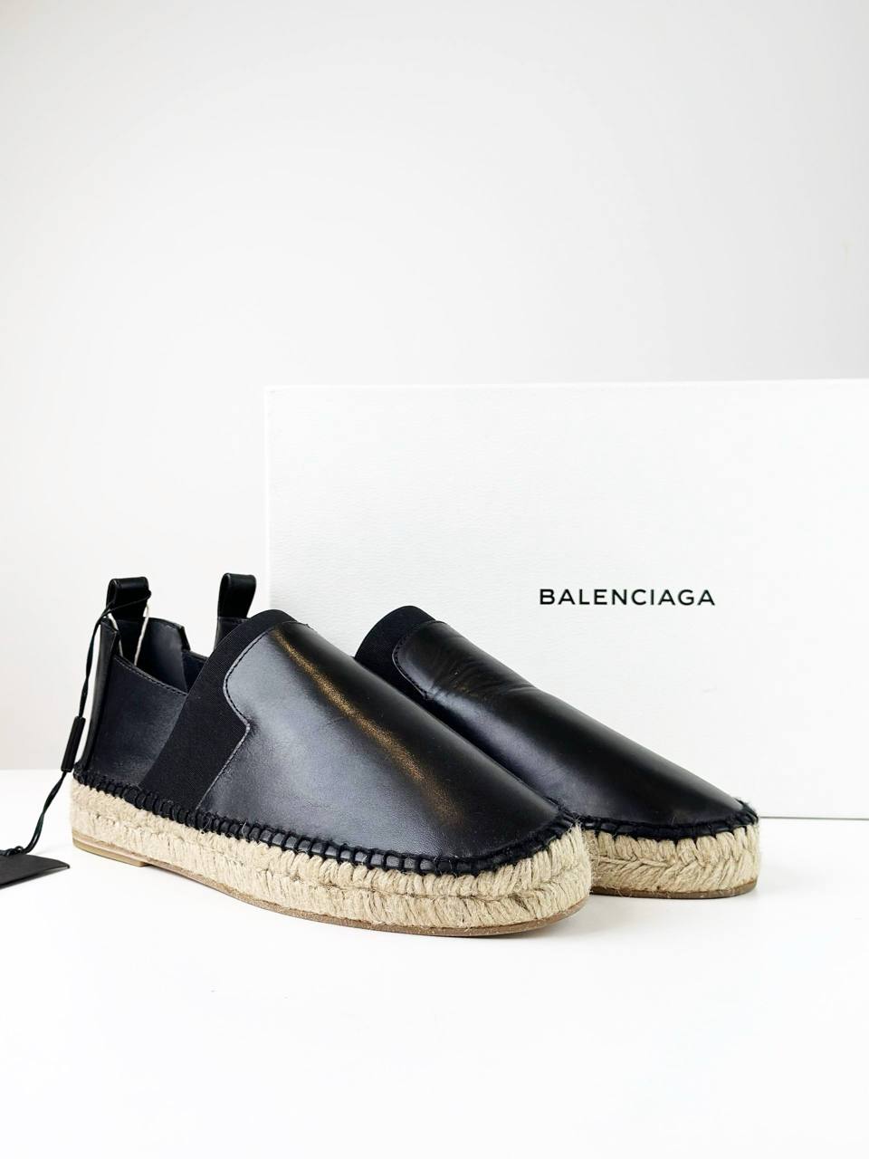 BALENCIAGA ESPADRILLES BLACK SHOES