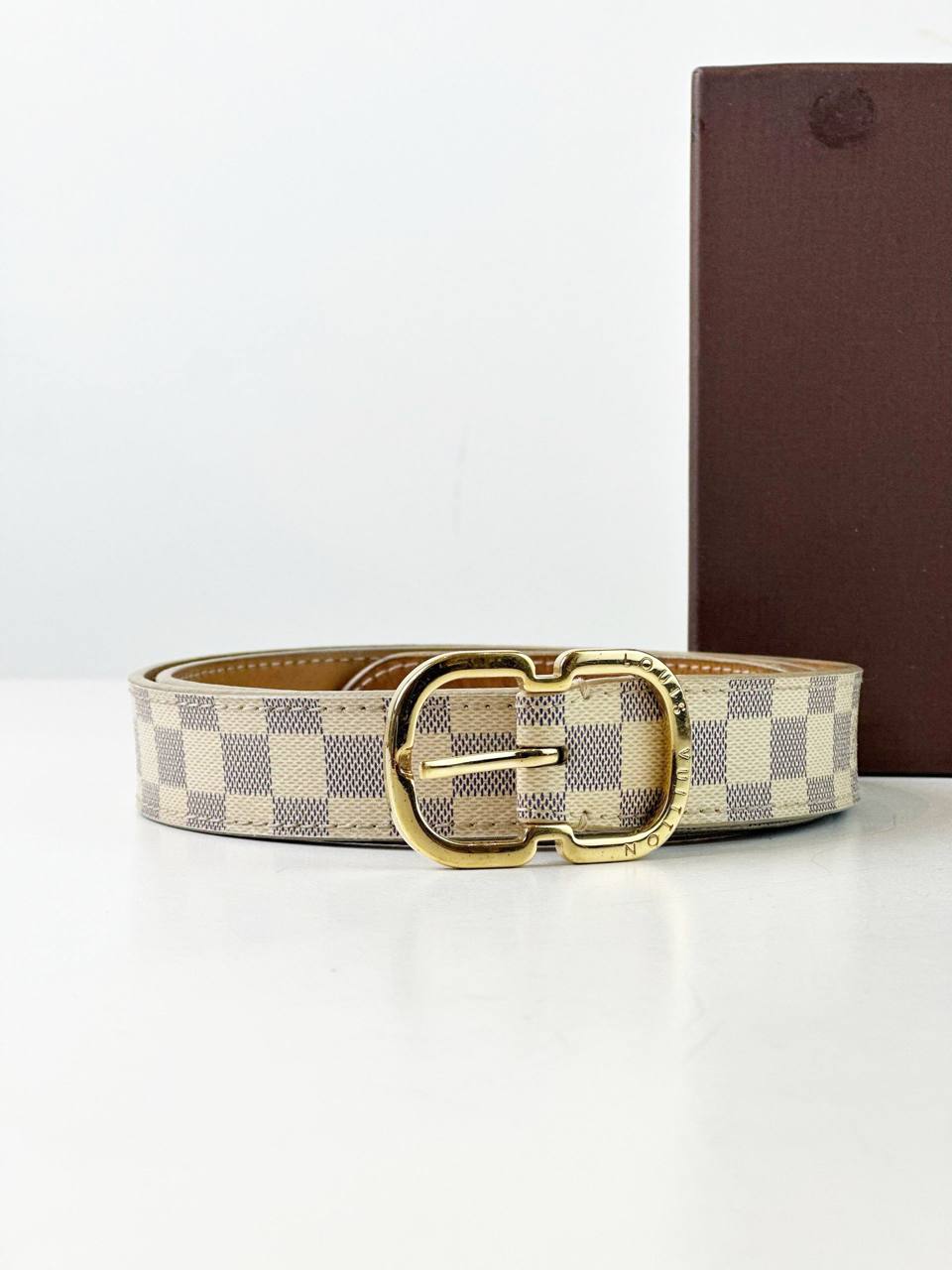 LOUIS VUITTON DAMIER AZUR BELT