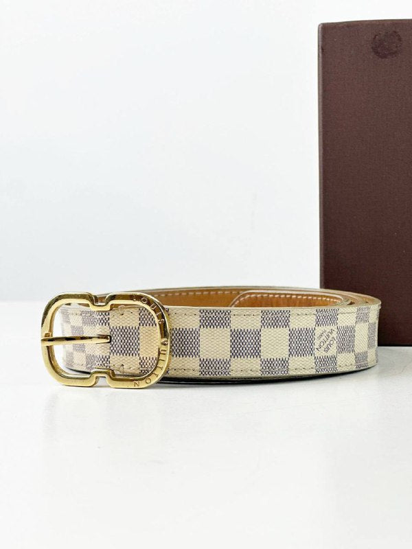 LOUIS VUITTON DAMIER AZUR BELT