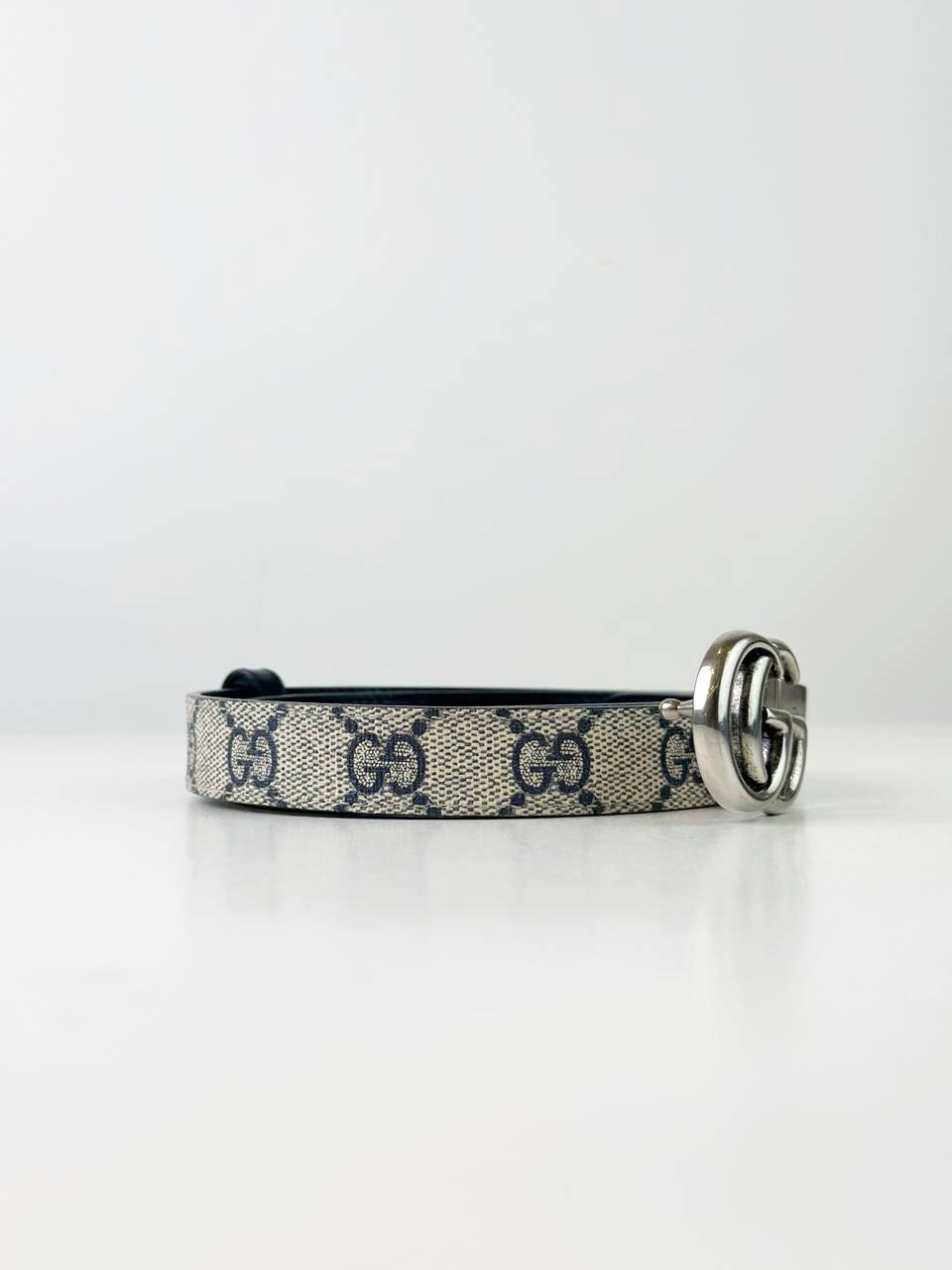 GUCCI MARMONT GG SUPREME THIN BELT