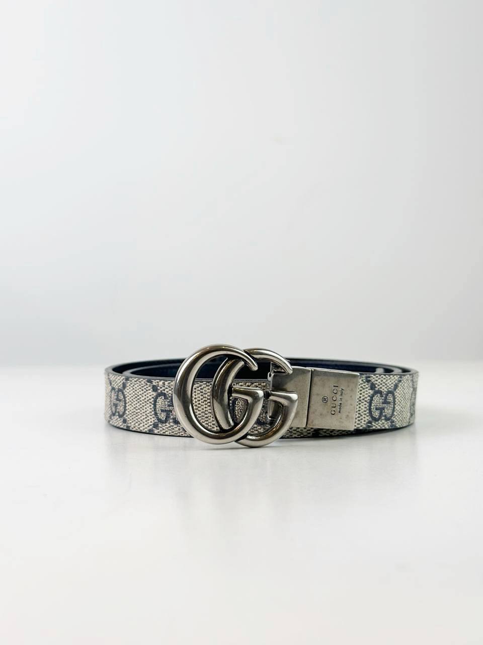 GUCCI MARMONT GG SUPREME THIN BELT