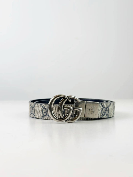GUCCI MARMONT GG SUPREME THIN BELT