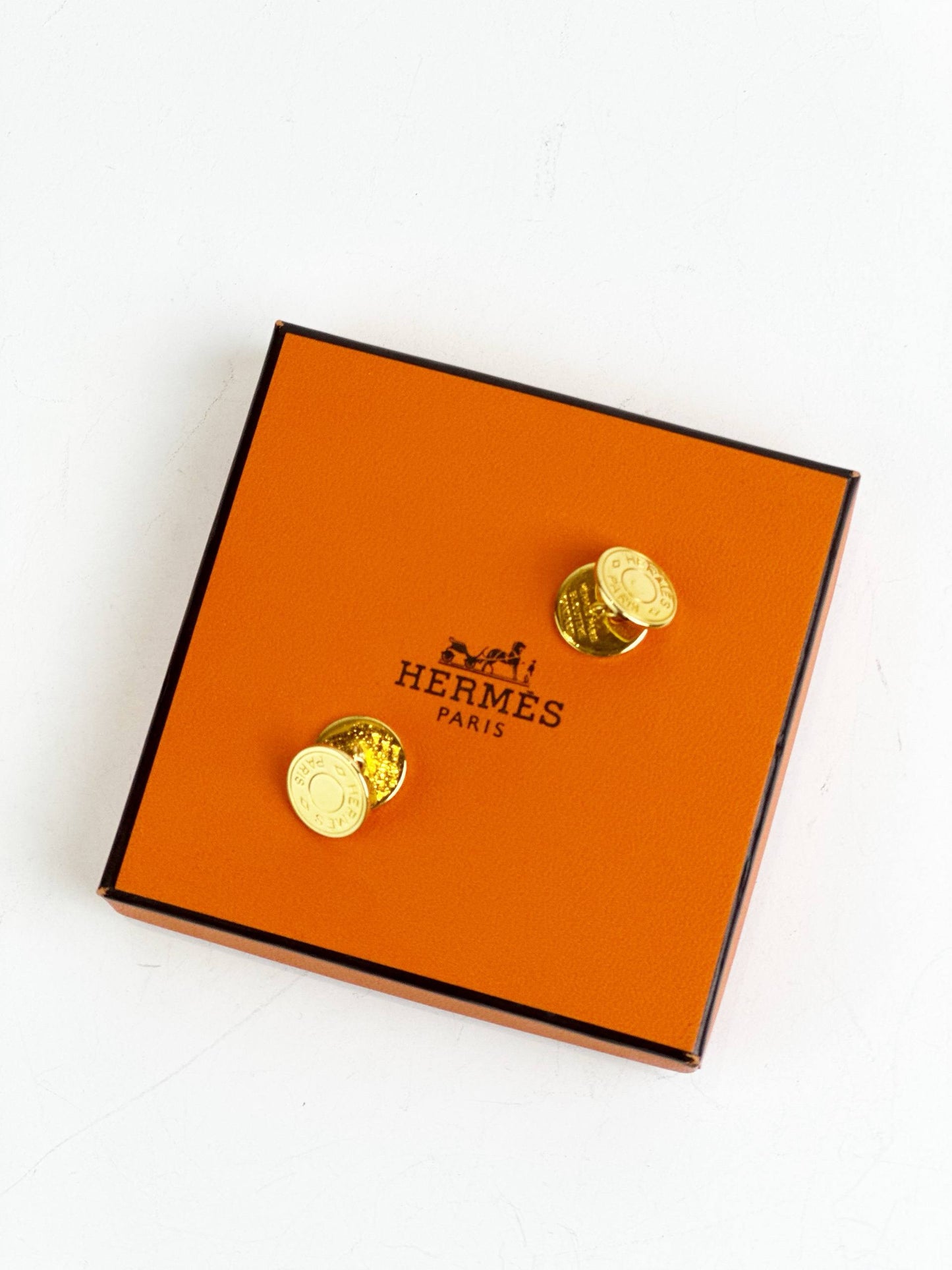 HERMES SERIE CUFFLINKS GHW