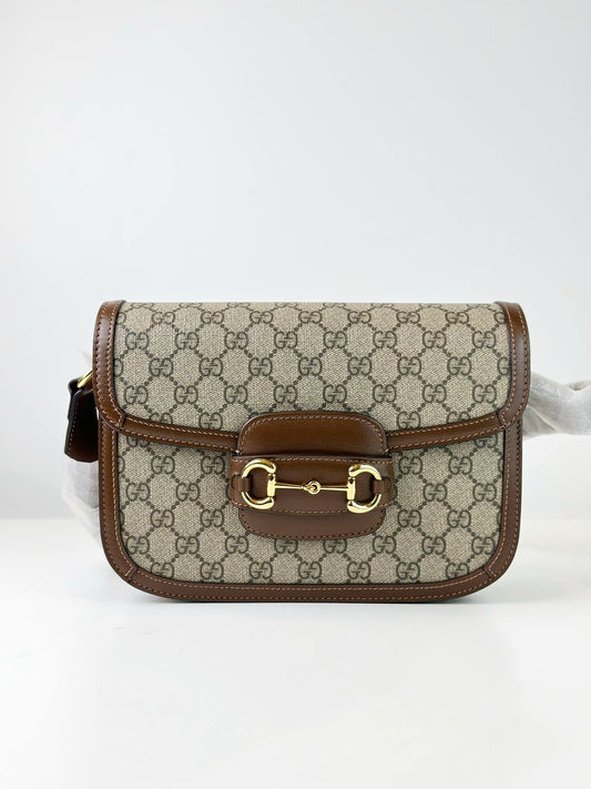 GUCCI GG HORSEBIT 1955 MEDIUM SHOULDER BAG