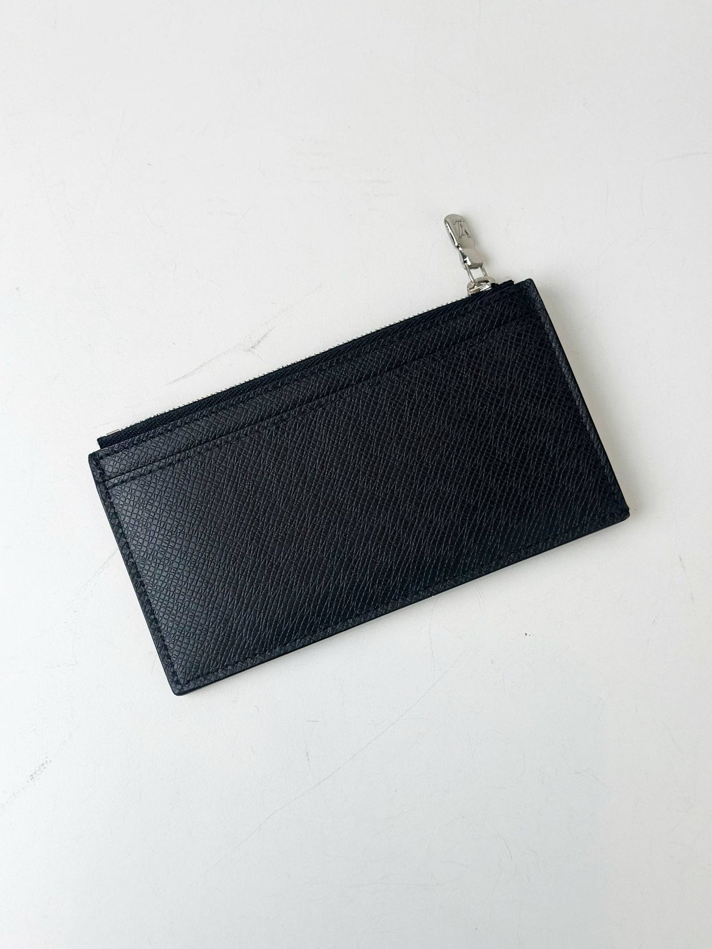 LOUIS VUITTON TAIGA BLACK COIN CARD HOLDER