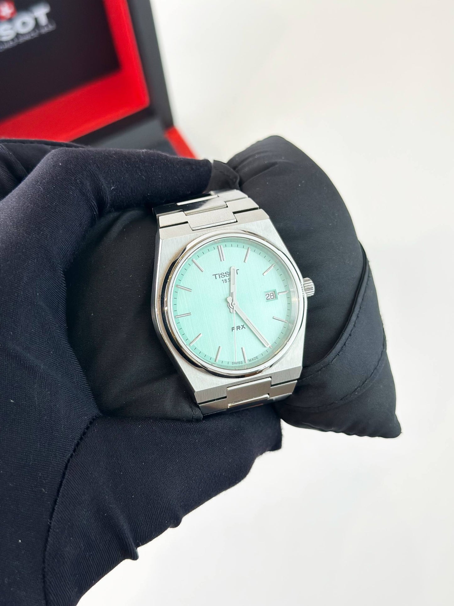 TISSOT PRX POWERMATIC 80 GREEN DIAL AUTOMATIC WATCH