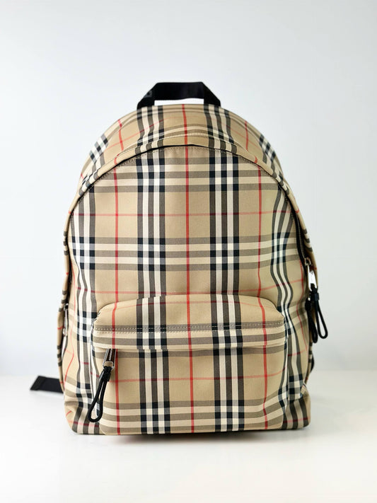 BURBERRY JETT VINTAGE CHECK BACKPACK