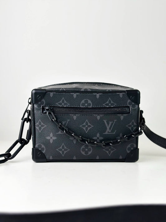 LOUIS VUITTON MONOGRAM ECLIPSE MINI SOFT TRUNK CROSSBODY BAG