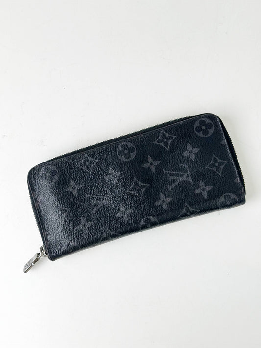 LOUIS VUITTON MONOGRAM ECLIPSE ZIPPY WALLET