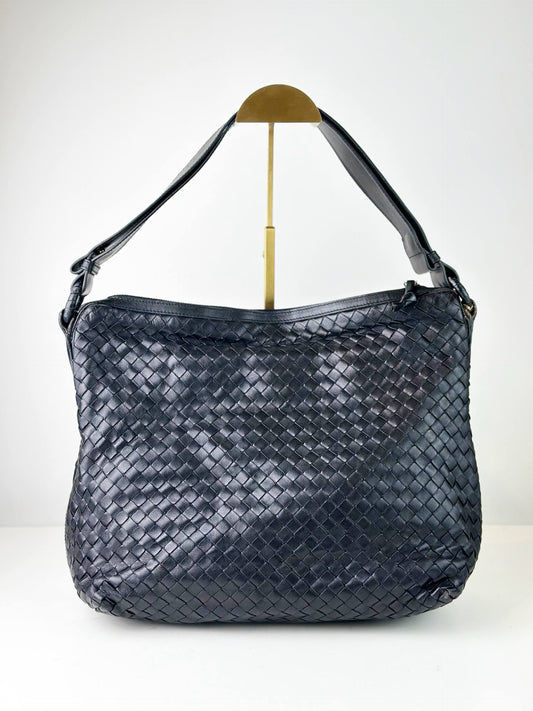 BOTTEGA VENETA INTRECCIATO HOBO SHOULDER BAG