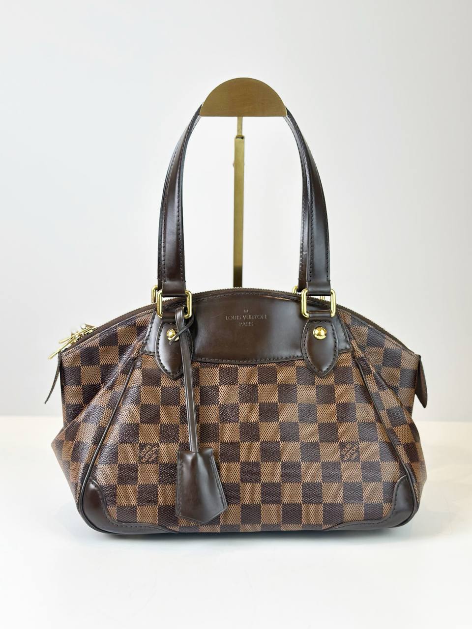 LOUIS VUITTON DAMIER EBENE VERONA PM SHOULDER BAG