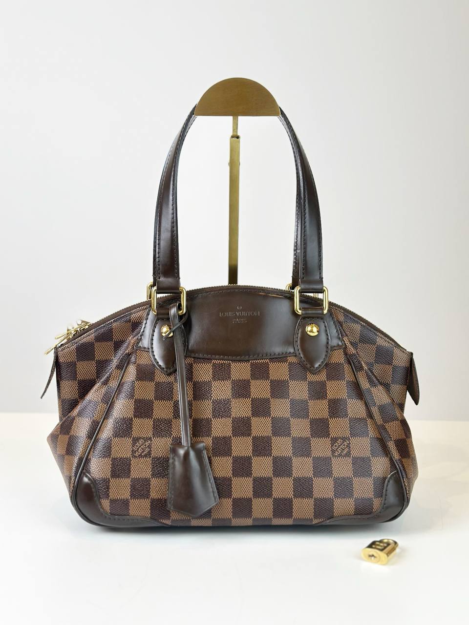 LOUIS VUITTON DAMIER EBENE VERONA PM SHOULDER BAG