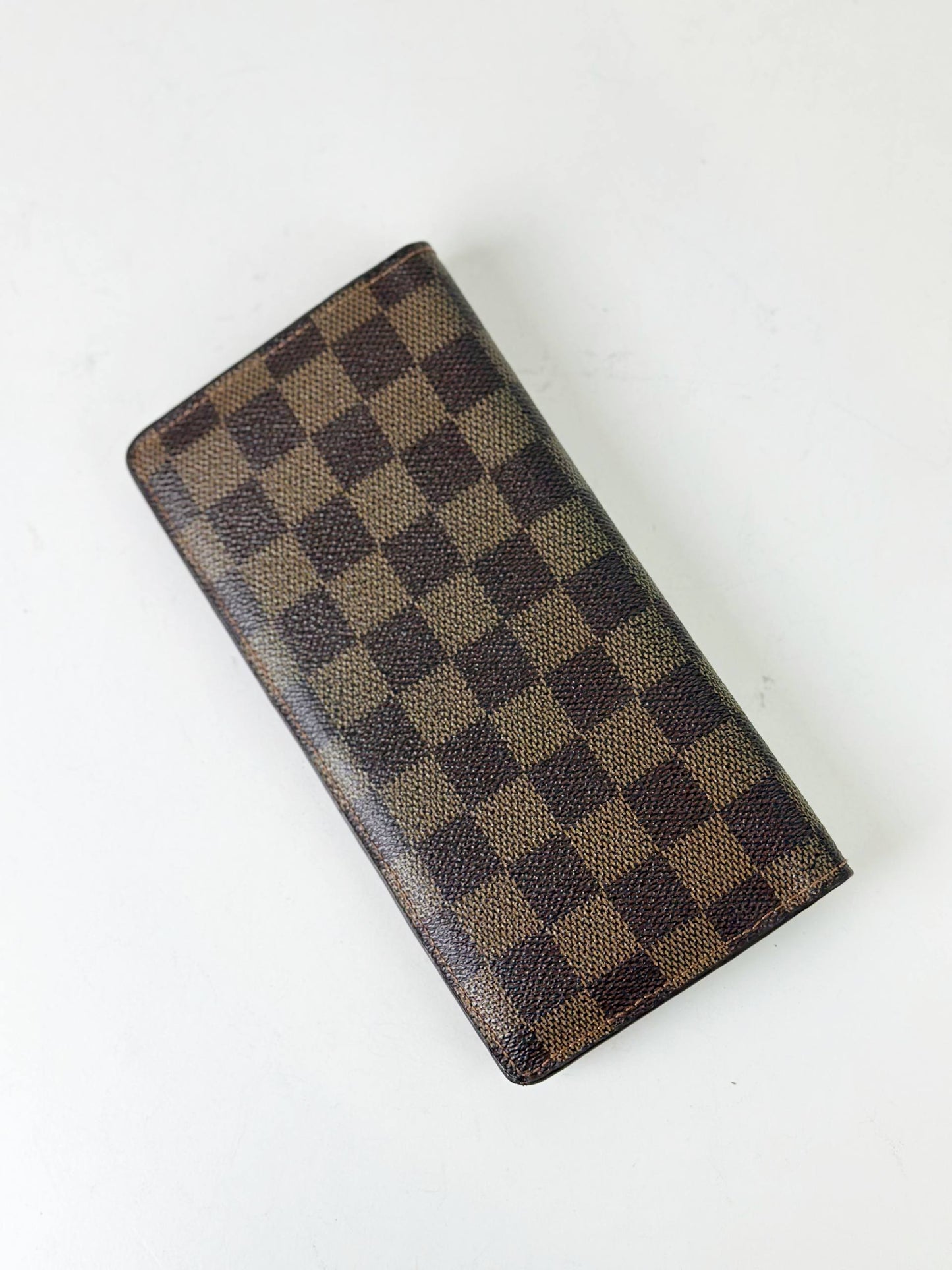 LOUIS VUITTON DAMIER EBENE BRAZZA WALLET