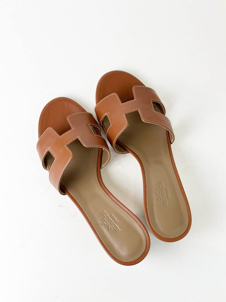HERMES OASIS BROWN SANDALS