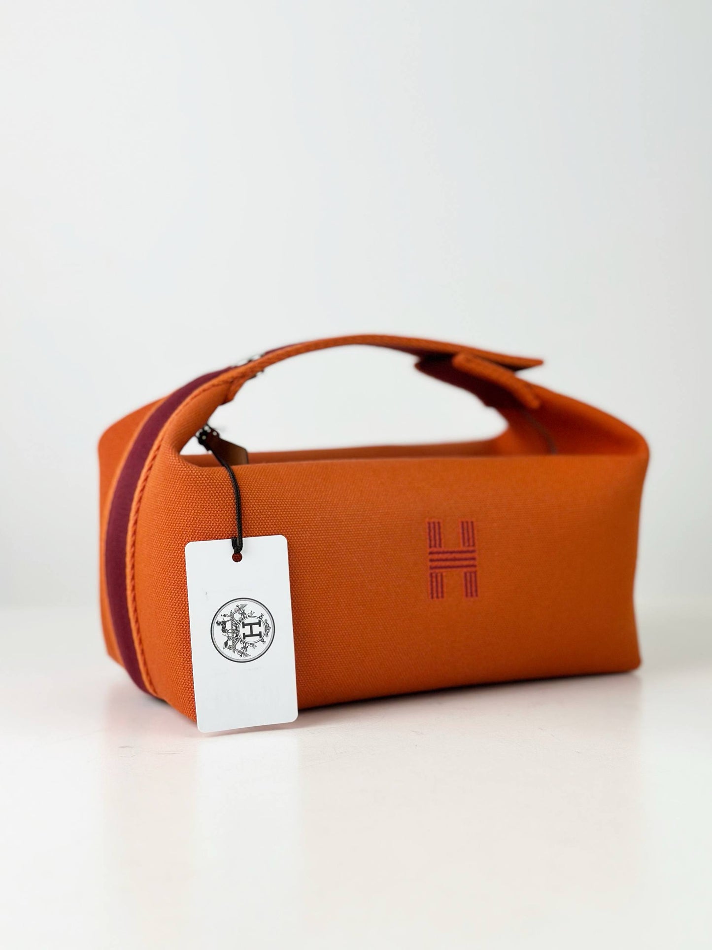 HERMES BRIDE A BRAC ORANGE SMALL POUCH