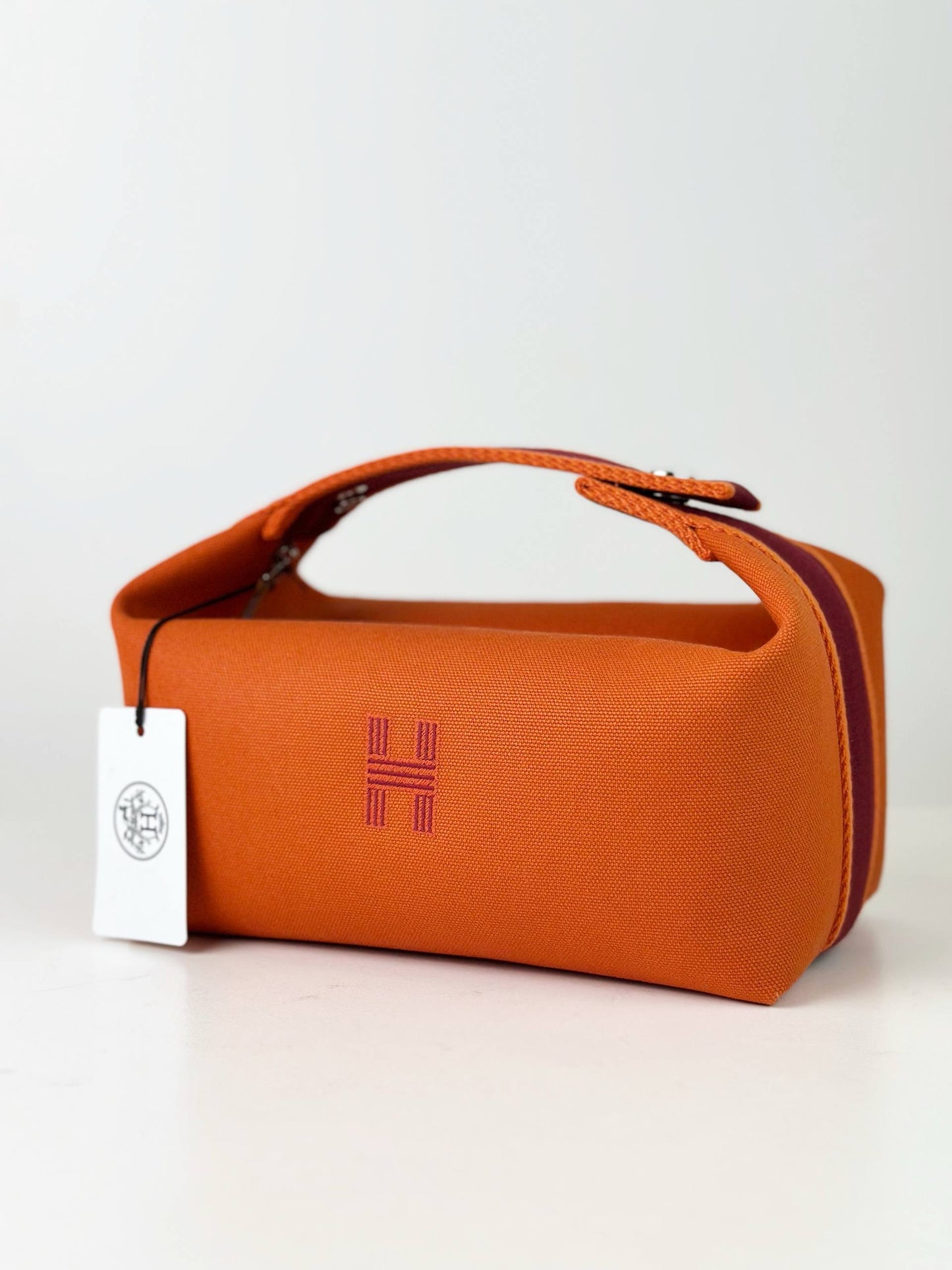 HERMES BRIDE A BRAC ORANGE SMALL POUCH
