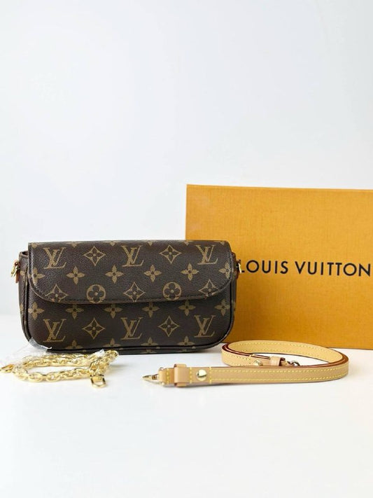 LOUIS VUITTON IVY MONOGRAM WALLET ON CHAIN