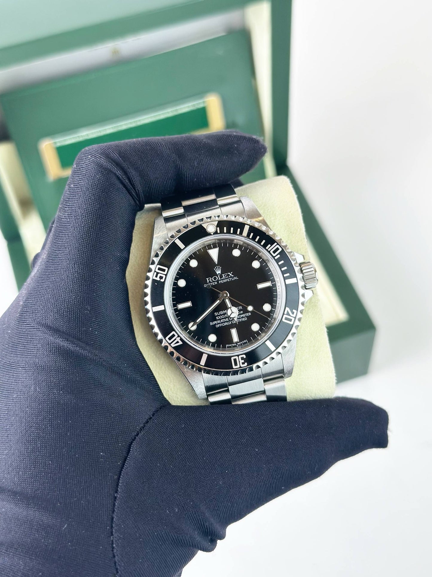 ROLEX SUBMARINER BLACK DIAL AUTOMATIC WATCH
