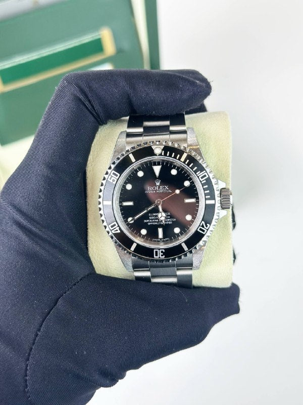 ROLEX SUBMARINER BLACK DIAL AUTOMATIC WATCH