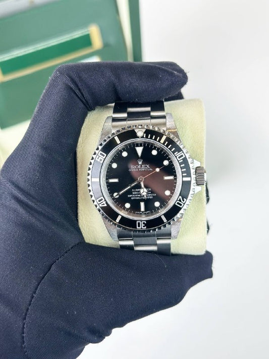 ROLEX SUBMARINER BLACK DIAL AUTOMATIC WATCH