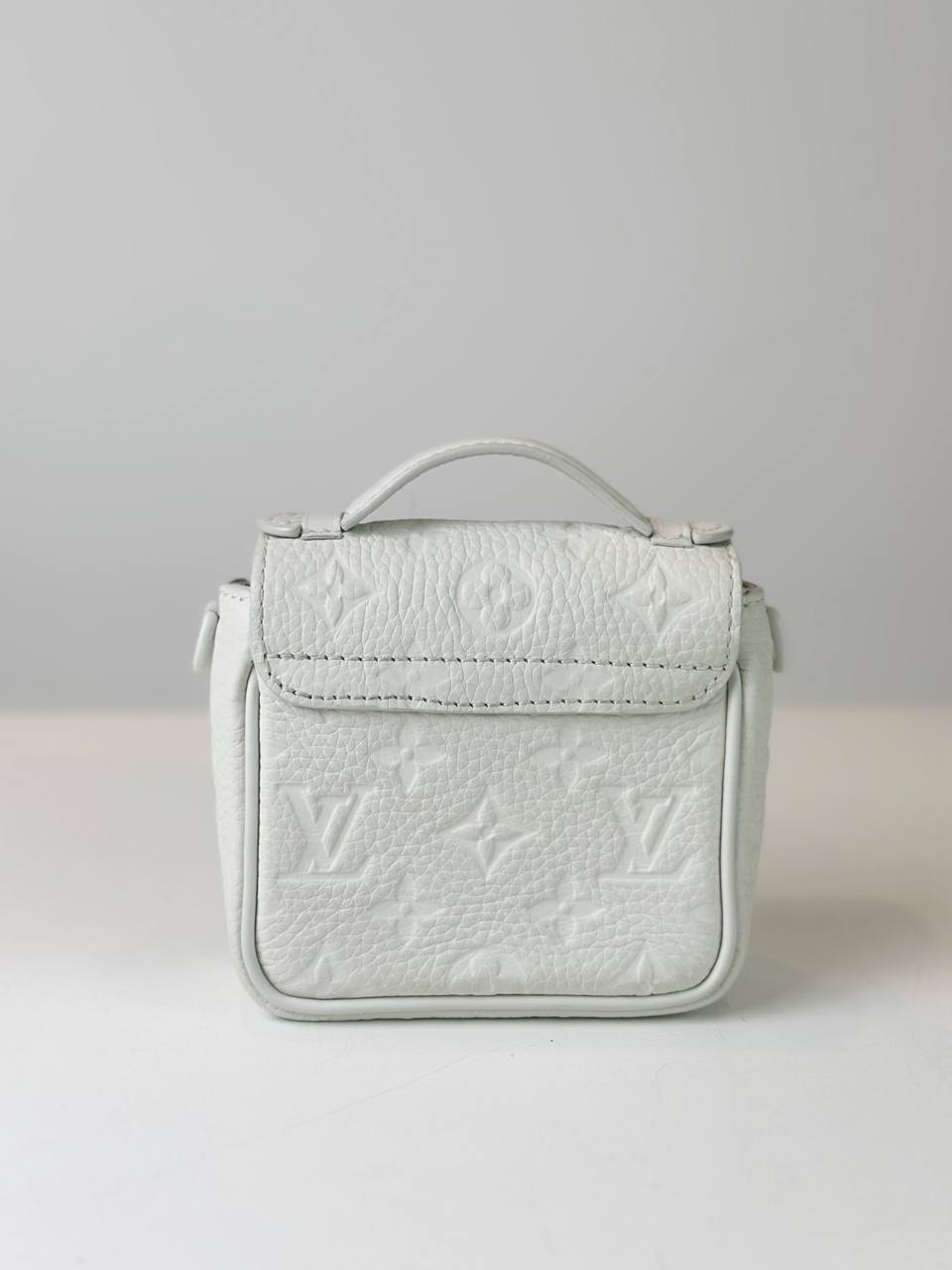 LOUIS VUITTON PICO S-LOCK MINI WHITE CROSSBODY BAG
