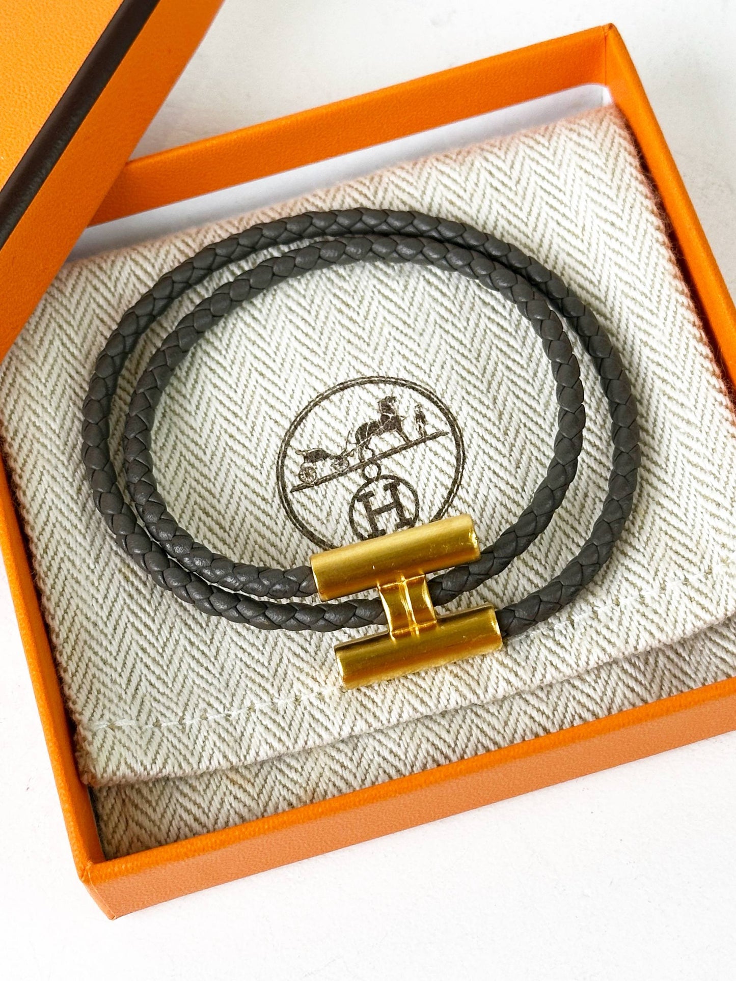 HERMES TOURNIS TRESSE BRACELET