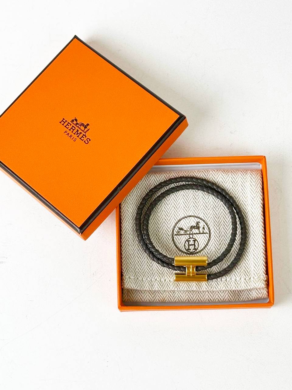 HERMES TOURNIS TRESSE BRACELET
