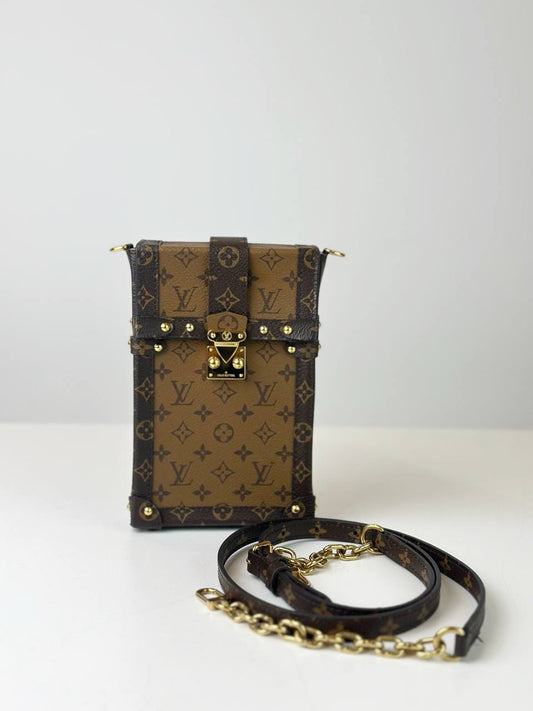 LOUIS VUITTON MONOGRAM TRUNK VERTICAL BAG