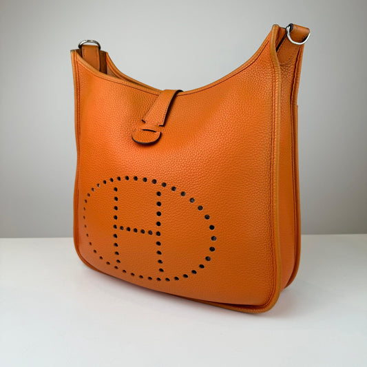 Hermes Epsom Evelyne PM Orange